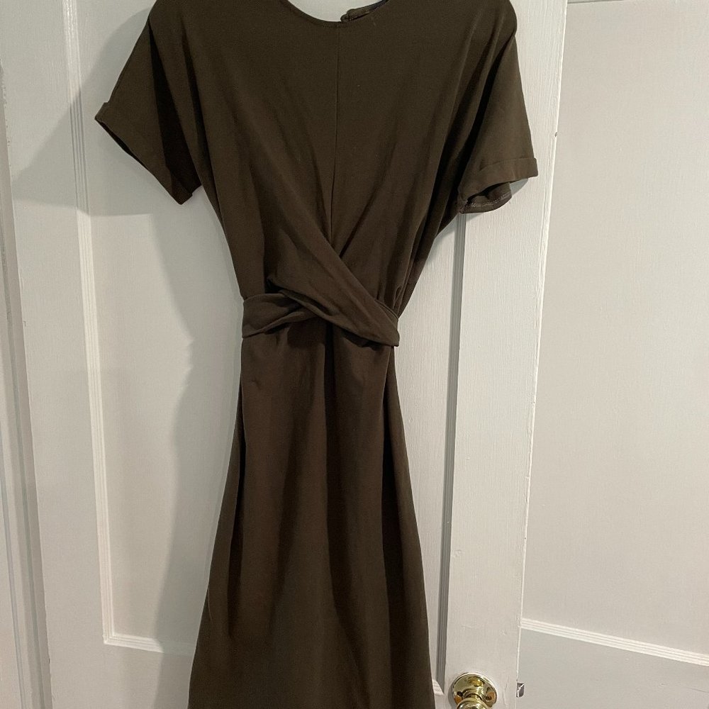 Modern Citizen Cotton Wrap Dress
